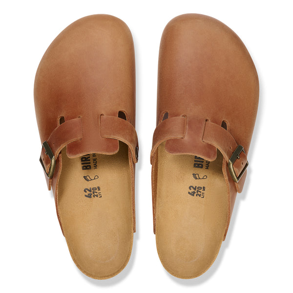 Boston Cognac Oiled Leather Regular
