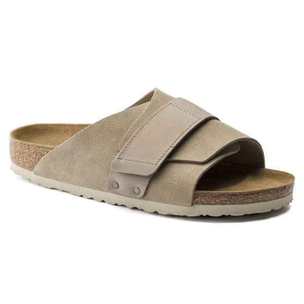 Kyoto Taupe Suede Nubuck Leather Regular