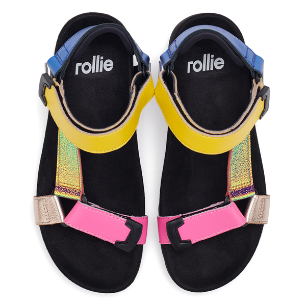 Sandal Tooth Wedge Mix Metallic