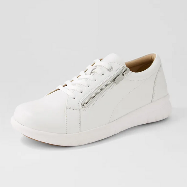 Solar White Leather